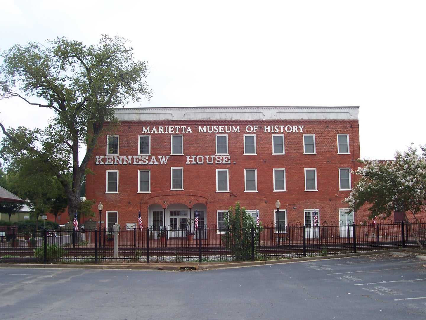 Kennesaw House historic 1845 building Marietta History Center in Marietta Georgia