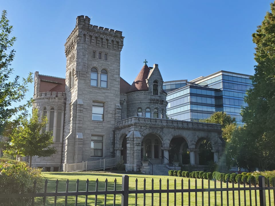 Rhodes Hall, the 1904 Stone Mountain granite 'Castle on Peachtree' at 1516 Peachtree Street NW in Atlanta