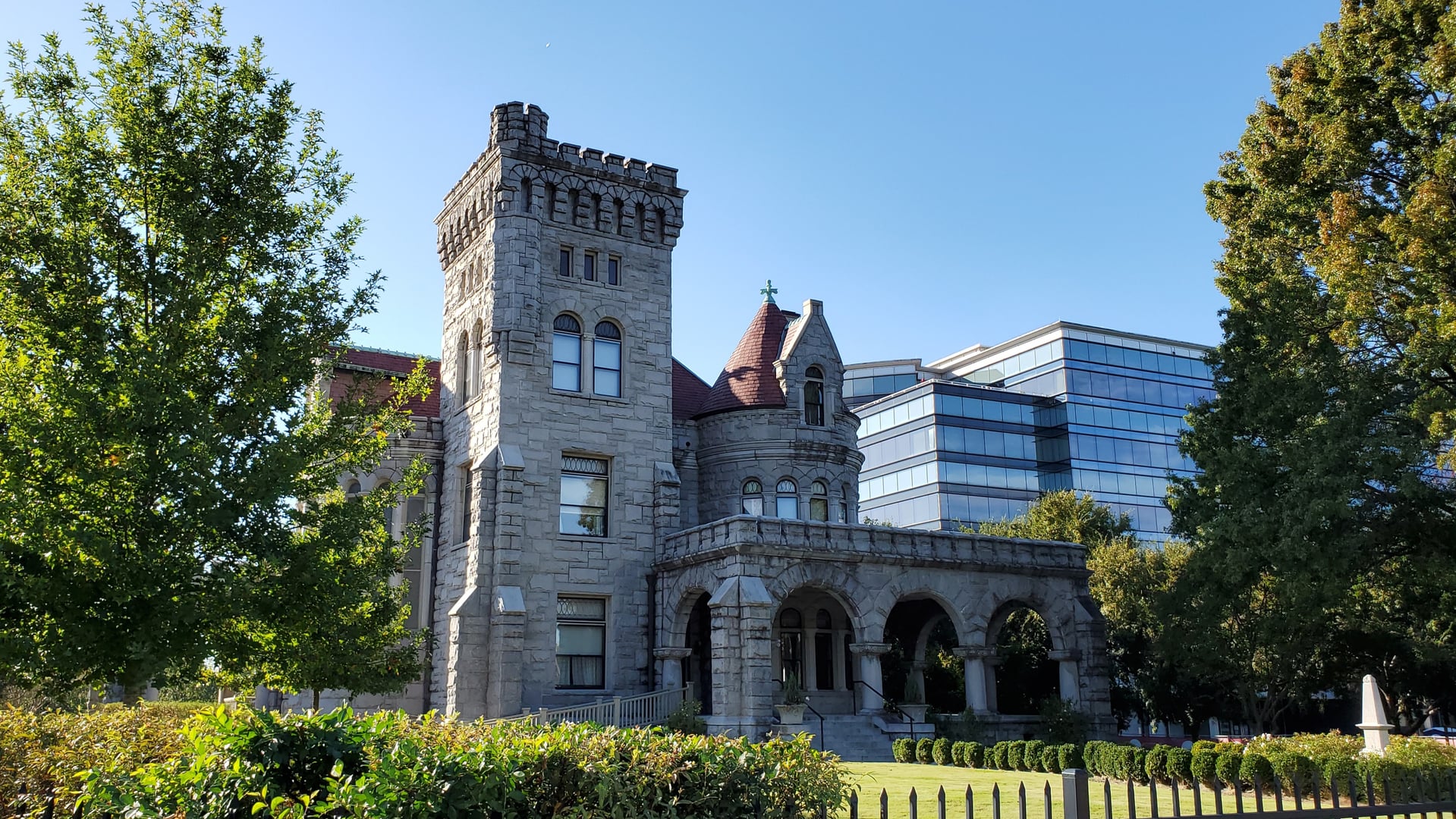 Rhodes Hall, the 1904 Stone Mountain granite 'Castle on Peachtree' at 1516 Peachtree Street NW in Atlanta
