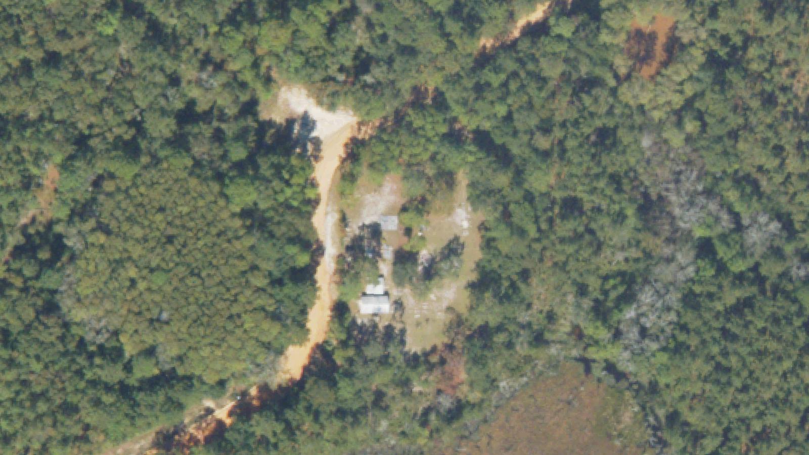 Aerial survey view of Shady Grove Cemetery
