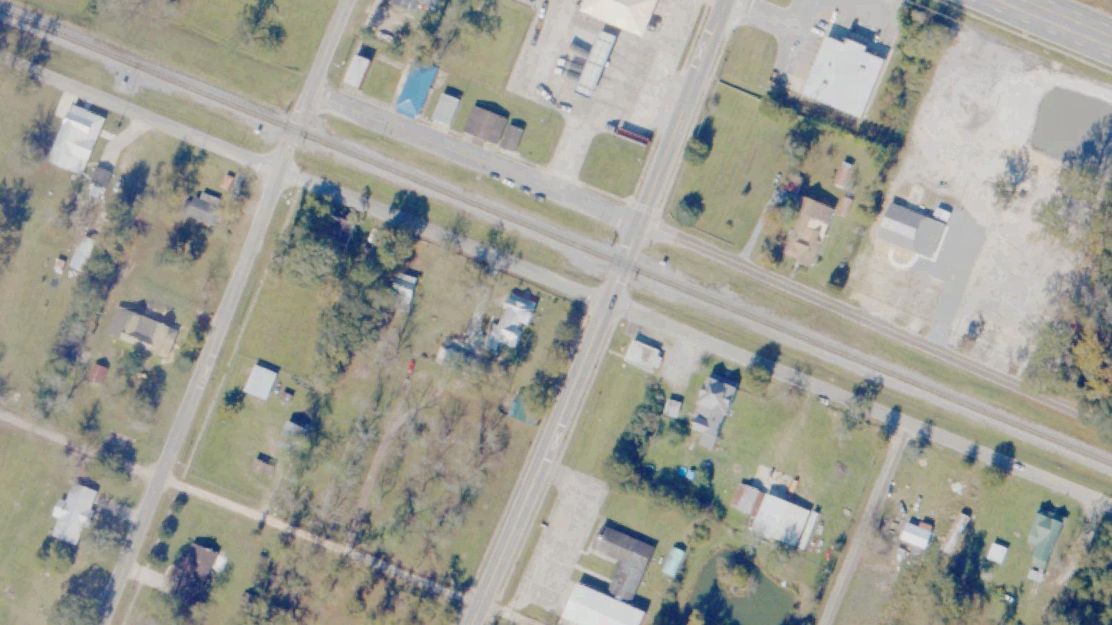 Aerial survey view of Surrency Ghost Light