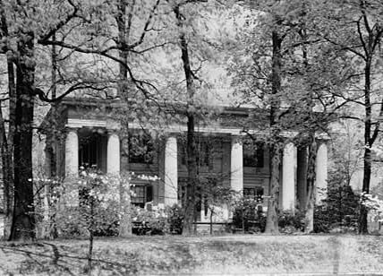 Greek Revival mid-1840s Taylor-Grady House at 634 Prince Avenue in Athens, Georgia, a National Historic Landmark.