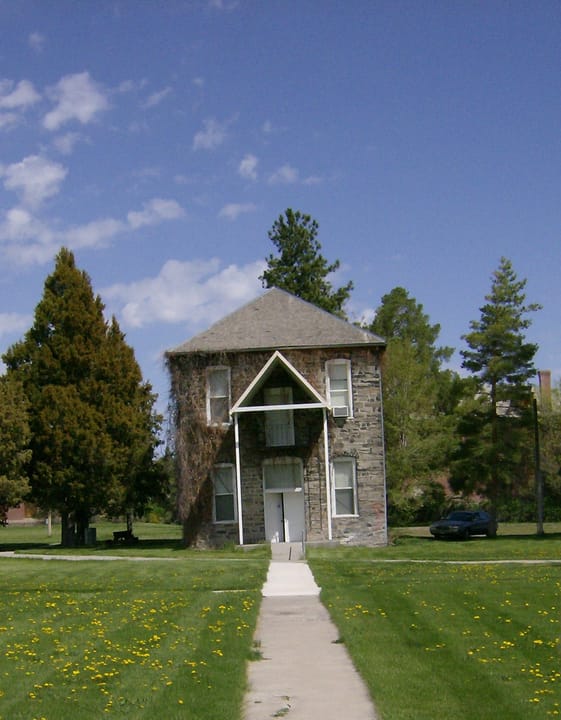 Swanger Hall, one of the historic Albion Normal School buildings in Albion, Idaho