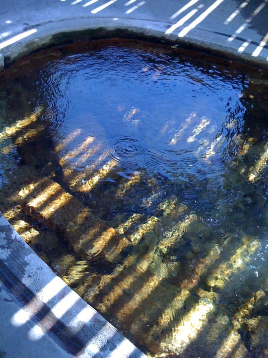 A photo of the spring located at Hooper Springs Park in Soda Springs, Idaho.