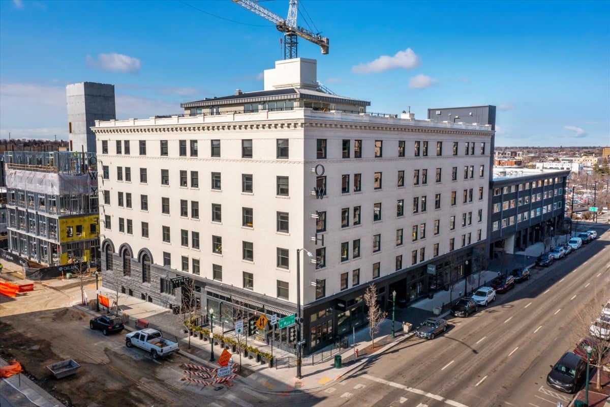 The Owyhee, a six-story 1910 Tourtellotte and Hummel building on West Main Street in downtown Boise, Idaho