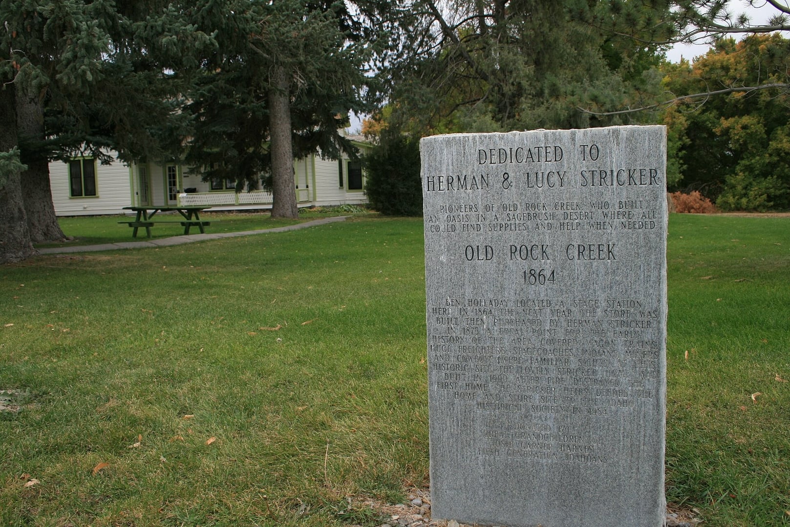 The Rock Creek (Stricker) Store and Stage Station near Hansen, Twin Falls County, Idaho, a historic 1865 Oregon Trail trading post photographed in 2007