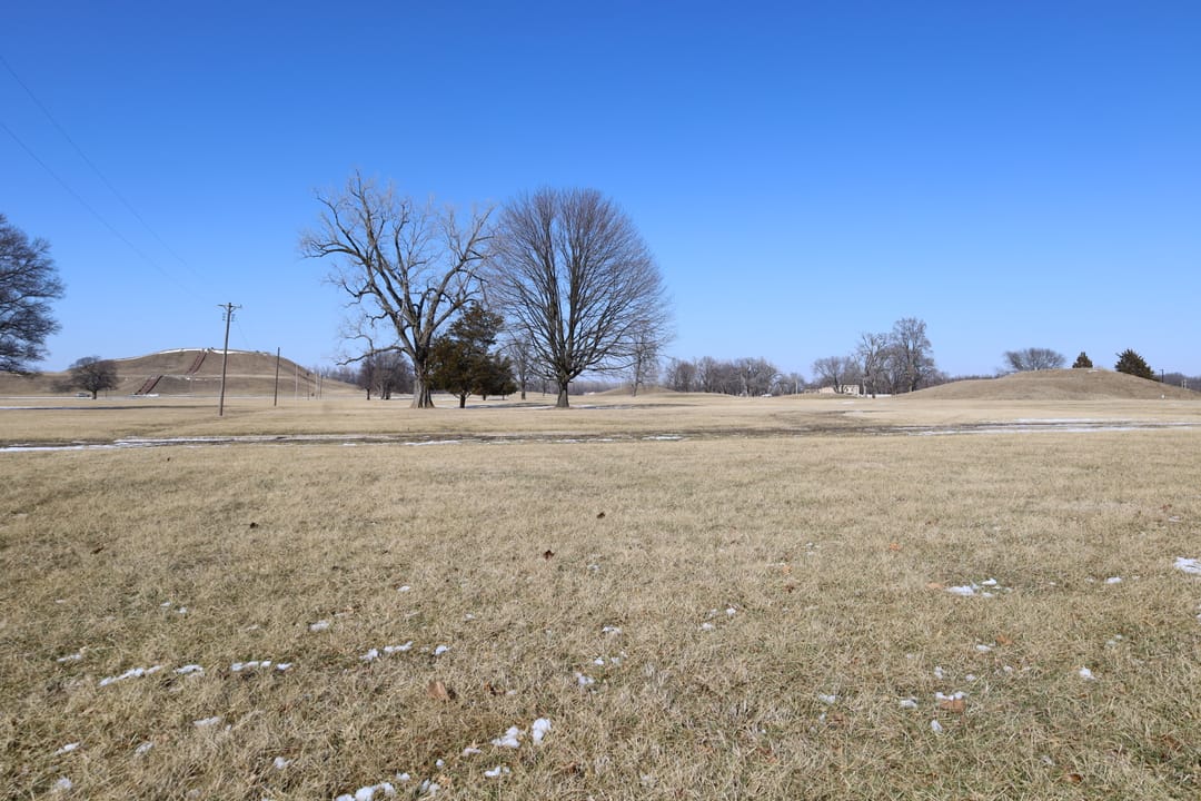 Cahokia Mounds State Historic Site in St. Clair County, Illinois in 2025