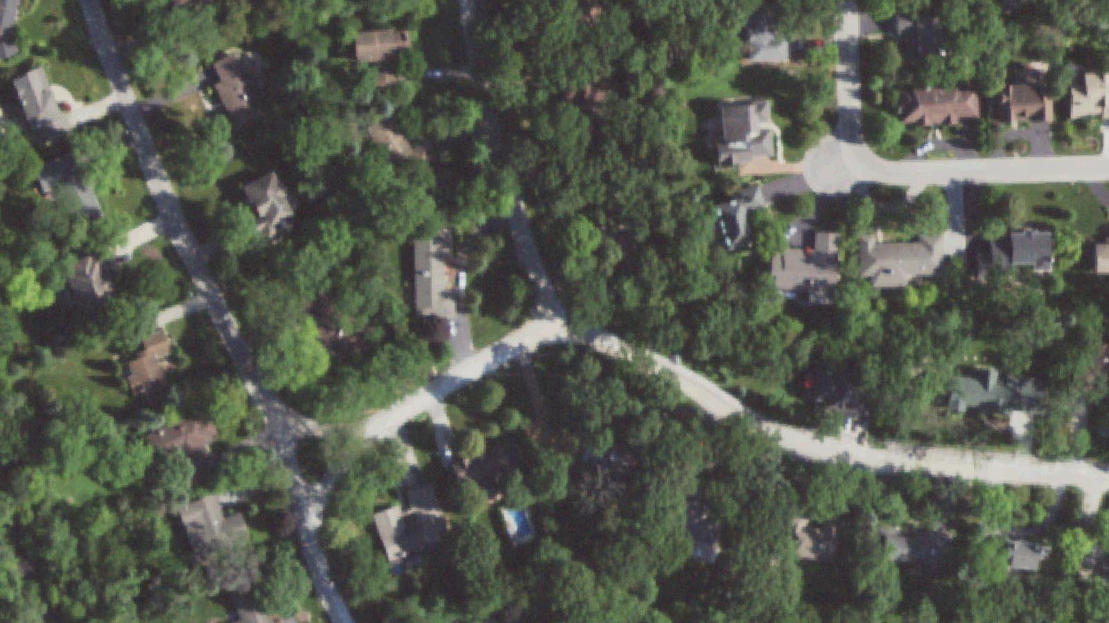 Aerial survey view of Indian Head Park / German Church Road Site