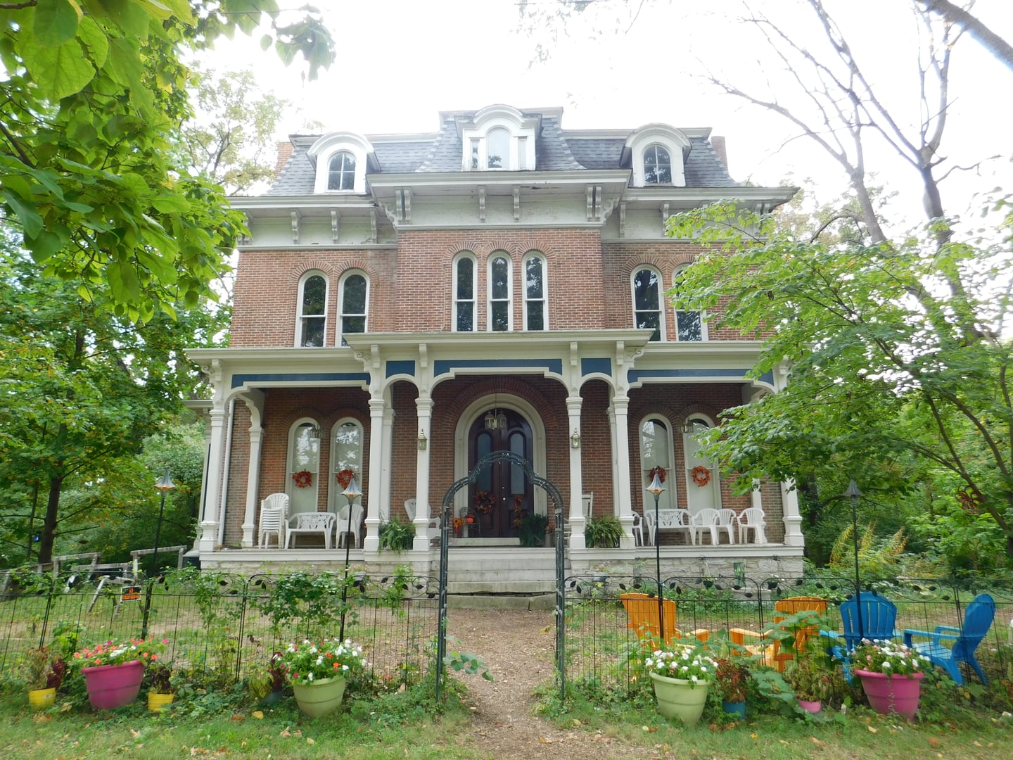 McPike Mansion historic Italianate Victorian home exterior in Alton, Illinois