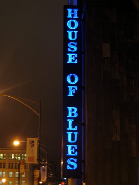 House of Blues Chicago exterior at 329 N Dearborn Street in River North neighborhood
