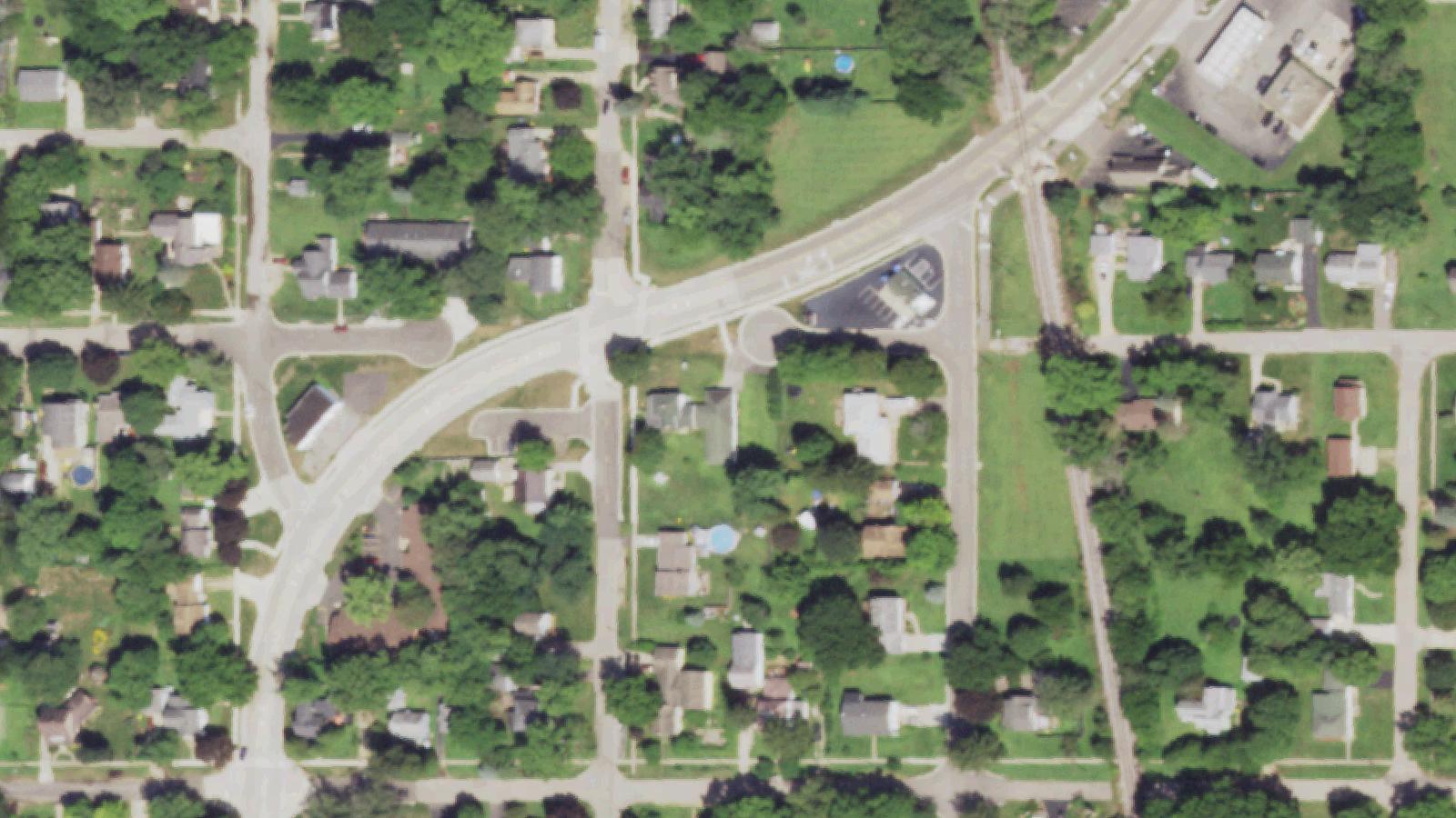 Aerial survey view of Wagon Wheel Resort (Site)