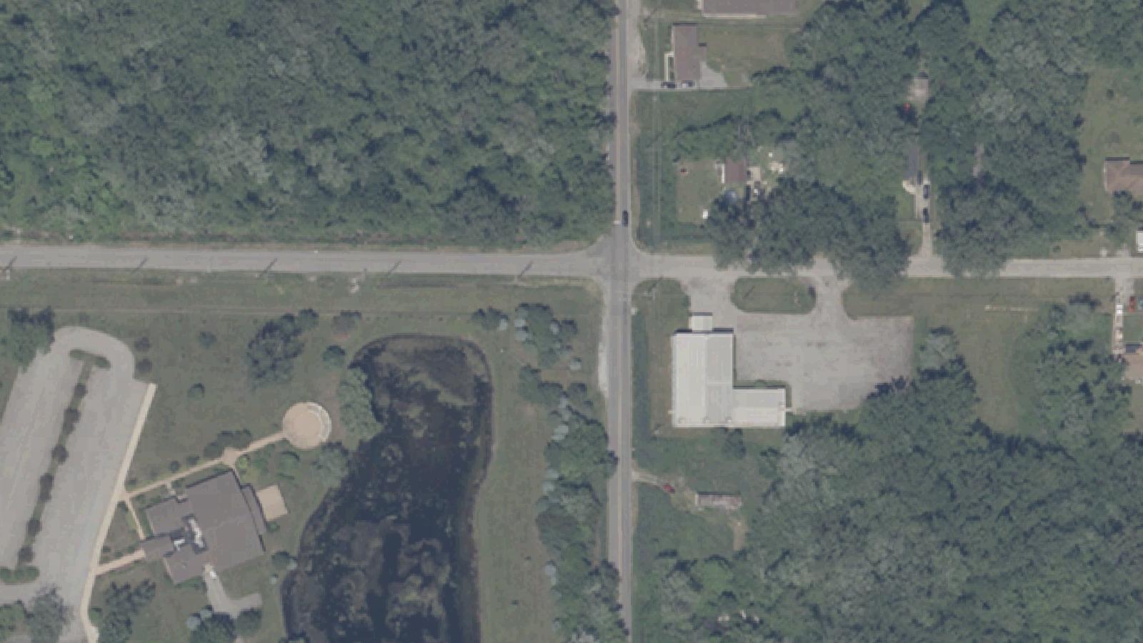 Aerial survey view of Black Oak
