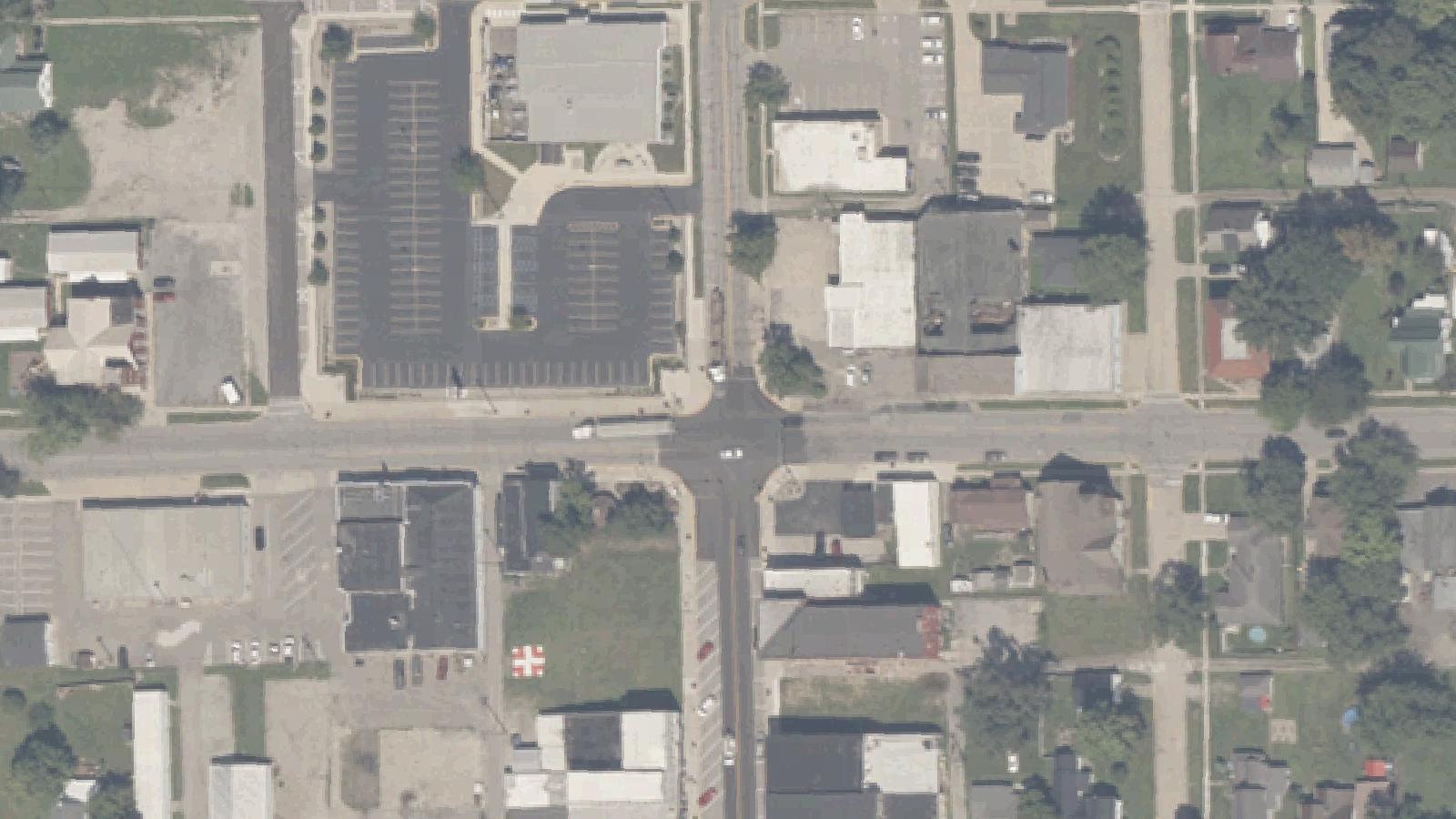 Aerial survey view of Butler