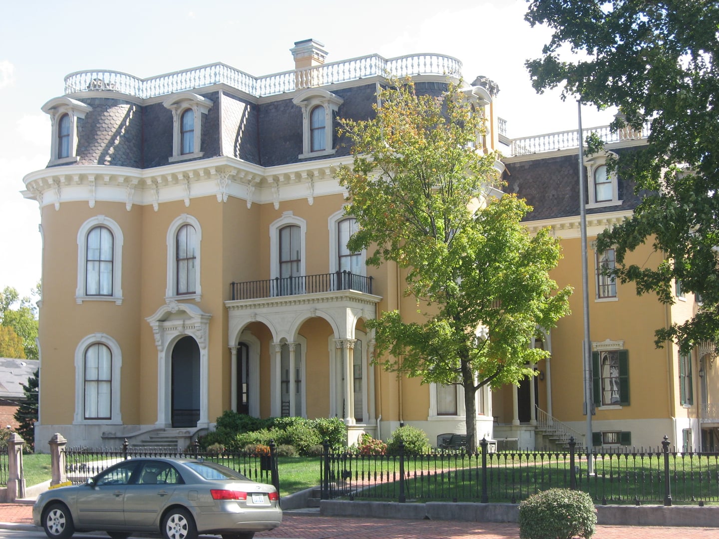 Culbertson Mansion 25-room Second Empire facade in New Albany Indiana
