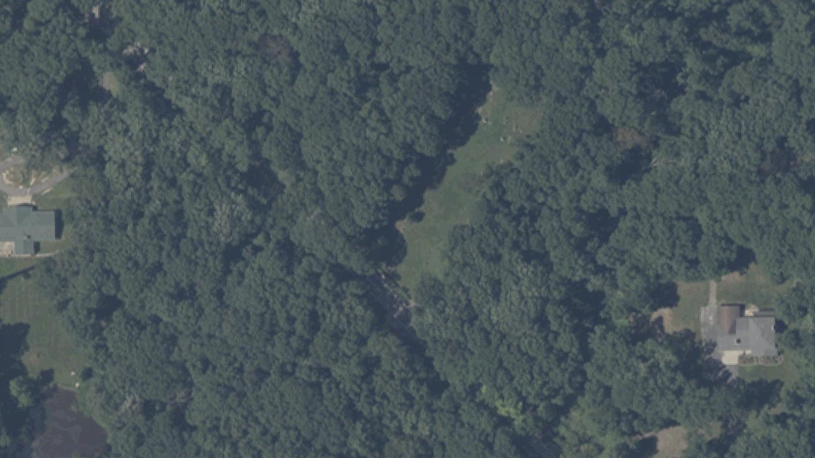 Aerial survey view of Gypsy's Graveyard