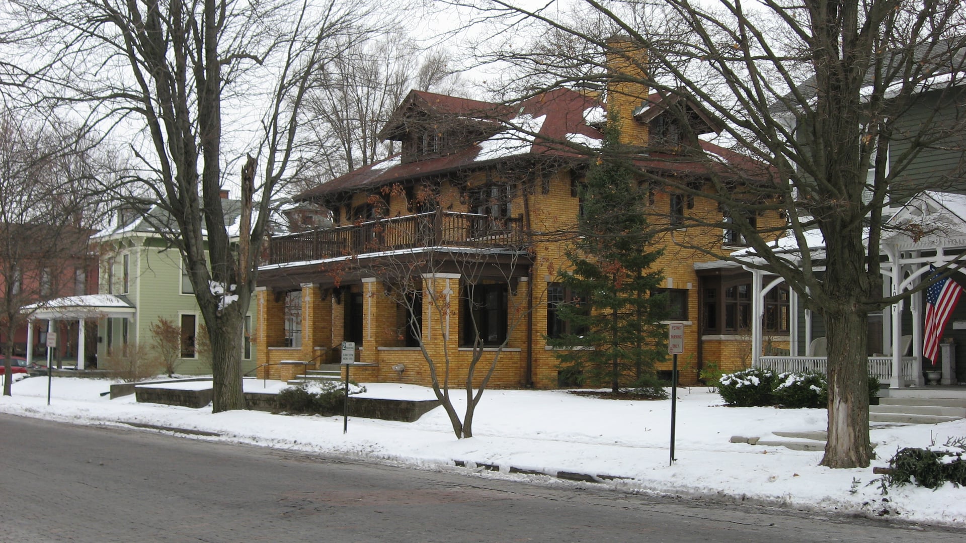 The 1879 Hamilton County Courthouse in downtown Noblesville, Indiana, the meeting point for the Nefarious Noblesville Ghost Walk