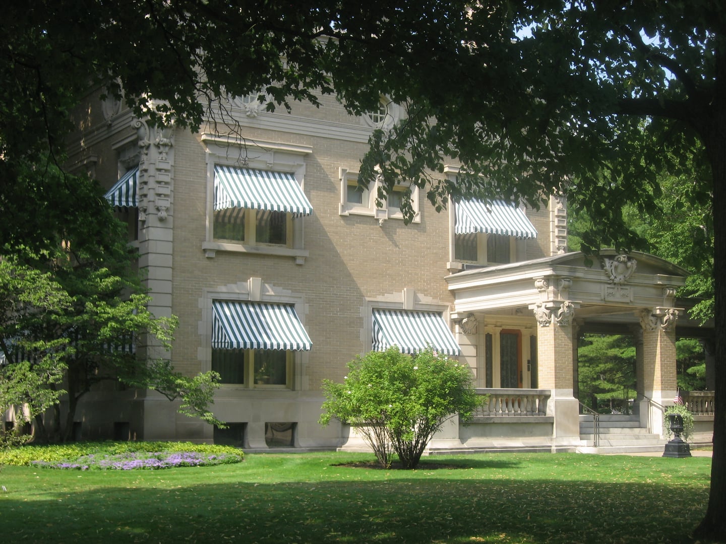Ruthmere Mansion exterior in Elkhart, Indiana