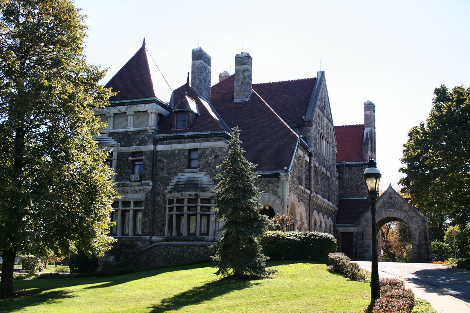 Tippecanoe Place, the 1889 Clement Studebaker mansion at 620 W Washington Street in South Bend, Indiana