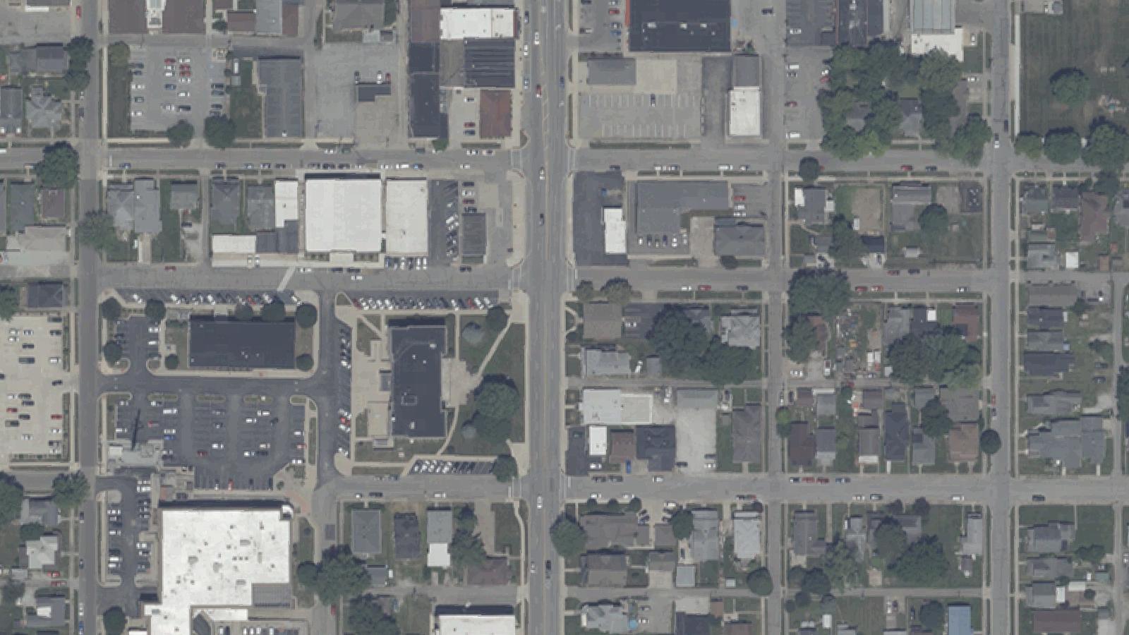 Aerial survey view of Werewolf Hollow