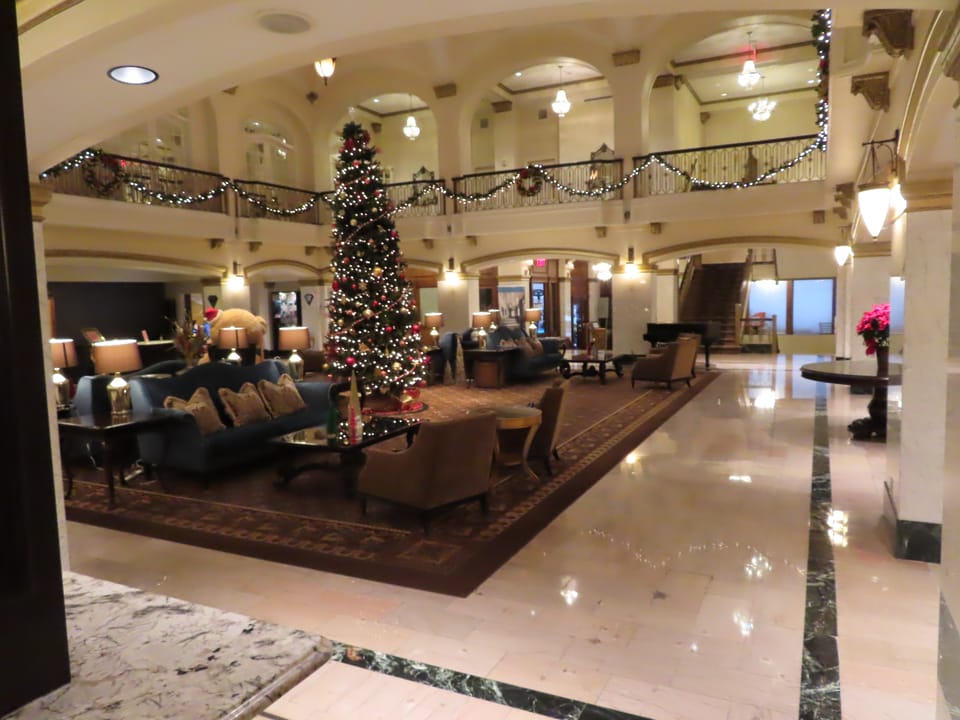 Eleven-story Italian Renaissance Hotel Blackhawk in downtown Davenport Iowa