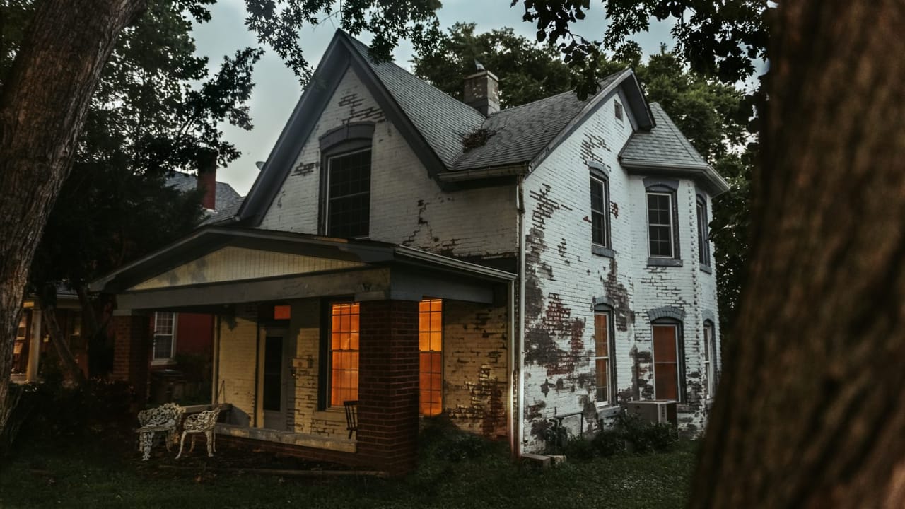 Two-story residential Sallie House on N 2nd Street in Atchison, Kansas