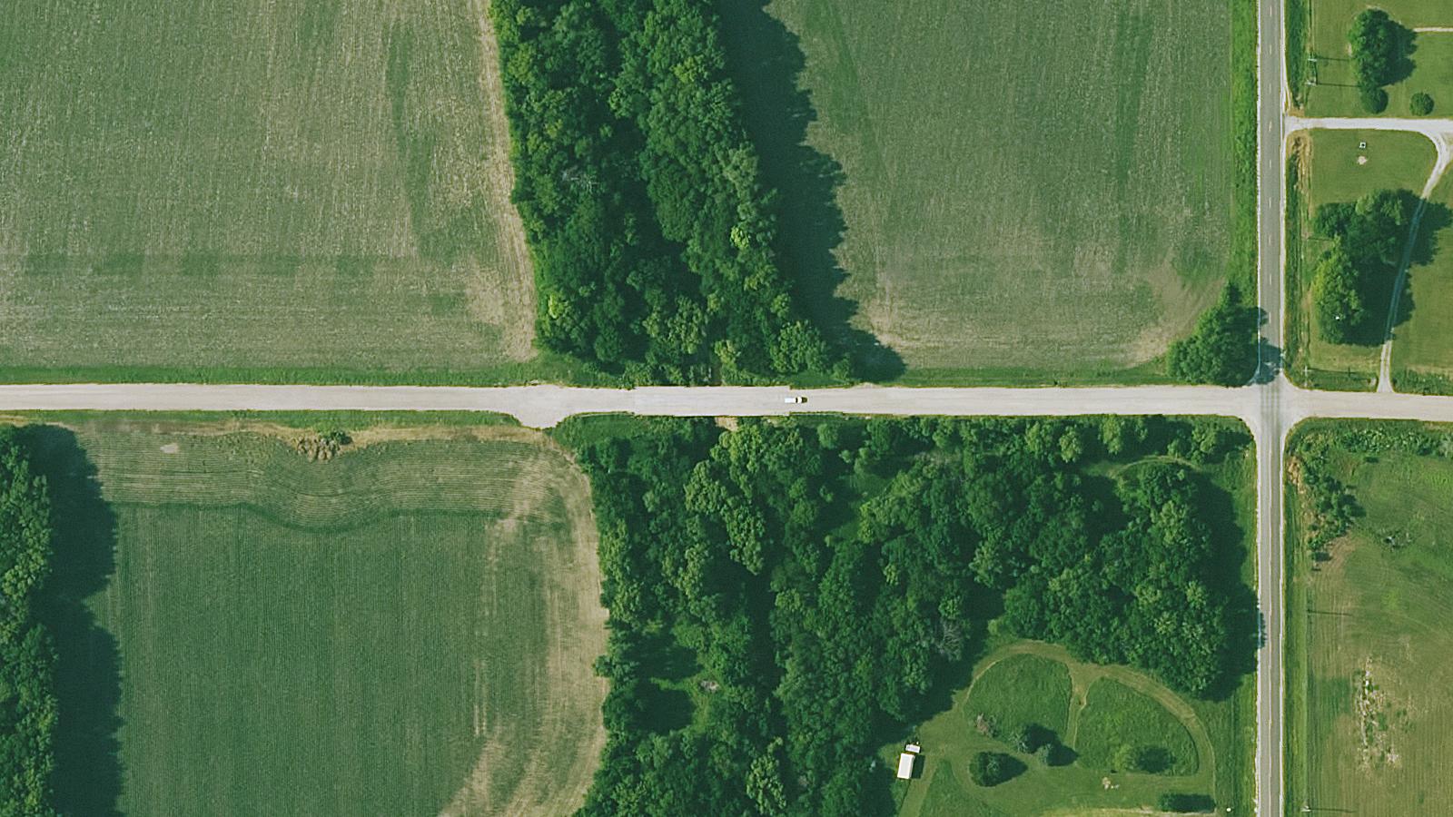 Aerial survey view of Theorosa's Bridge