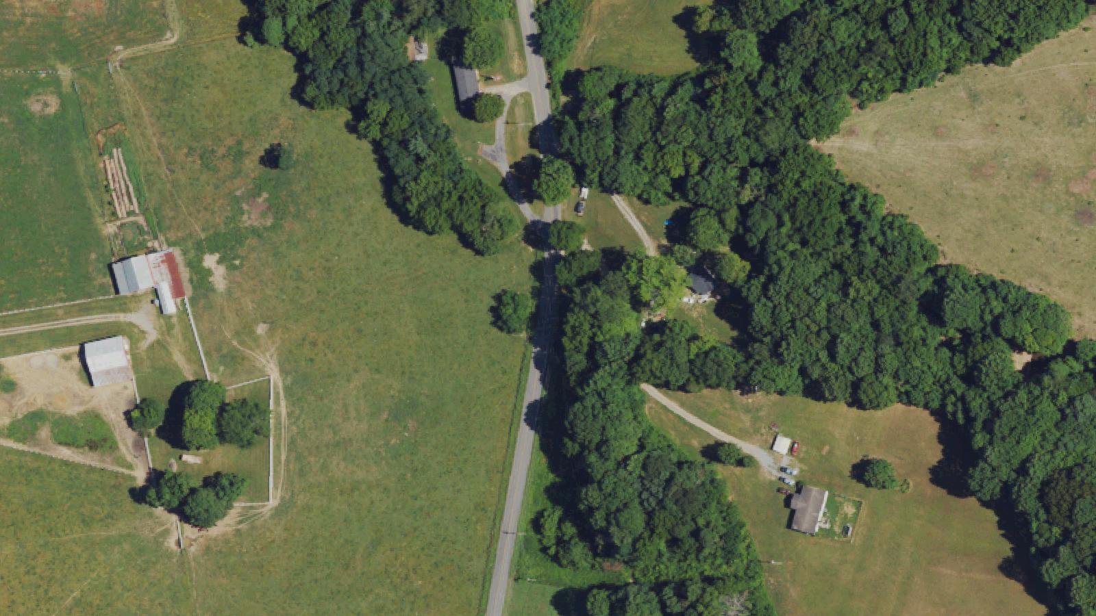 Aerial survey view of 31E Bridge