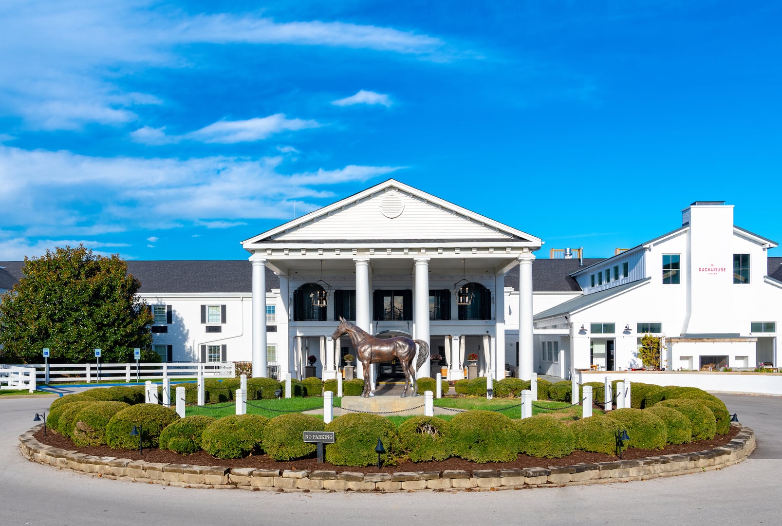 The Campbell House historic hotel building on South Broadway in Lexington, Kentucky
