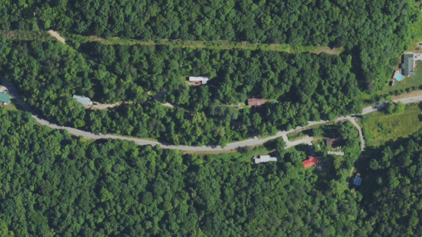 Aerial survey view of Coal Spring