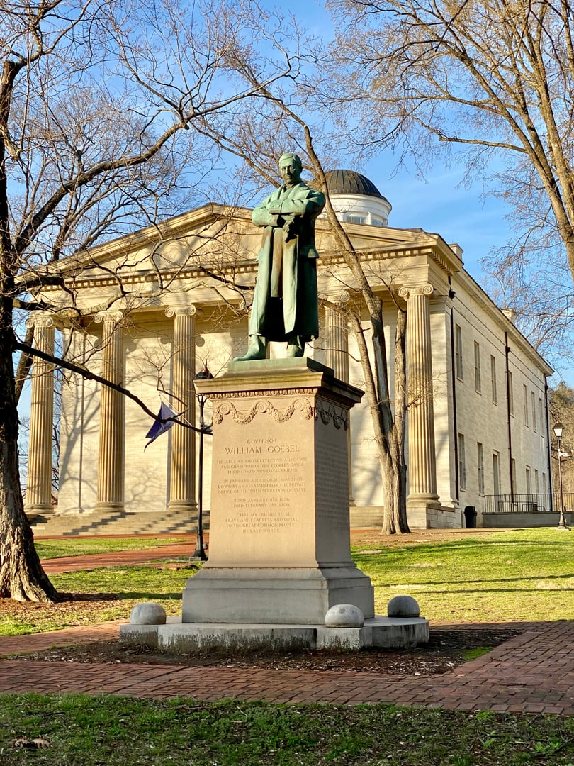 Photo of Governor William Goebel Assassination Site