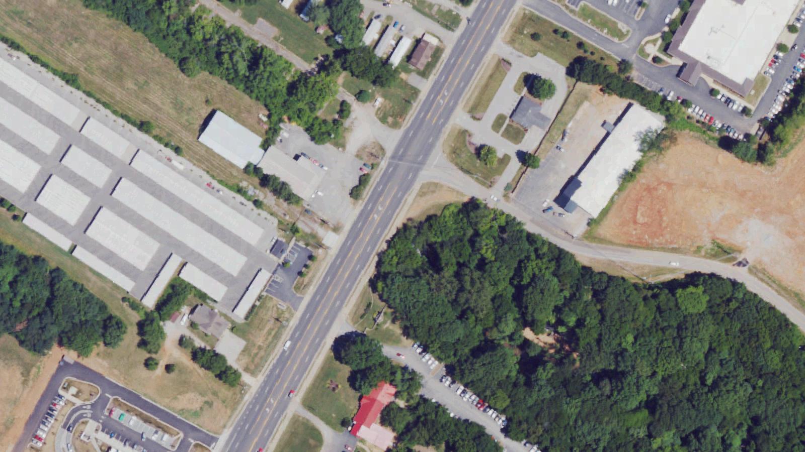 Aerial survey view of Lost River Cave