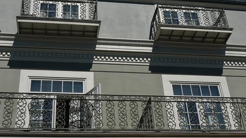 Exterior of the Bourbon Orleans Hotel at 717 Orleans Street in New Orleans' French Quarter