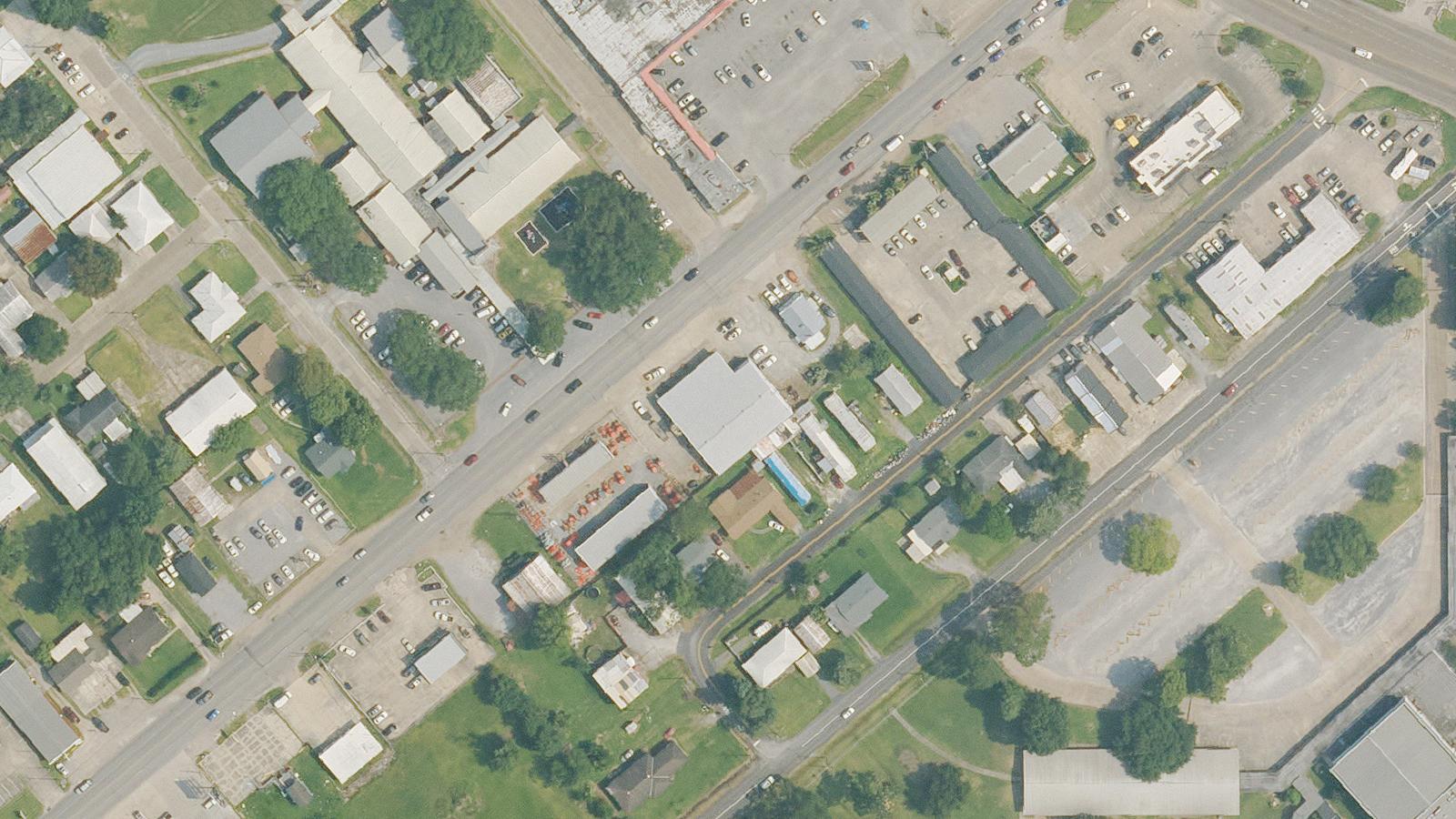 Aerial survey view of Mary Jane's Bridge