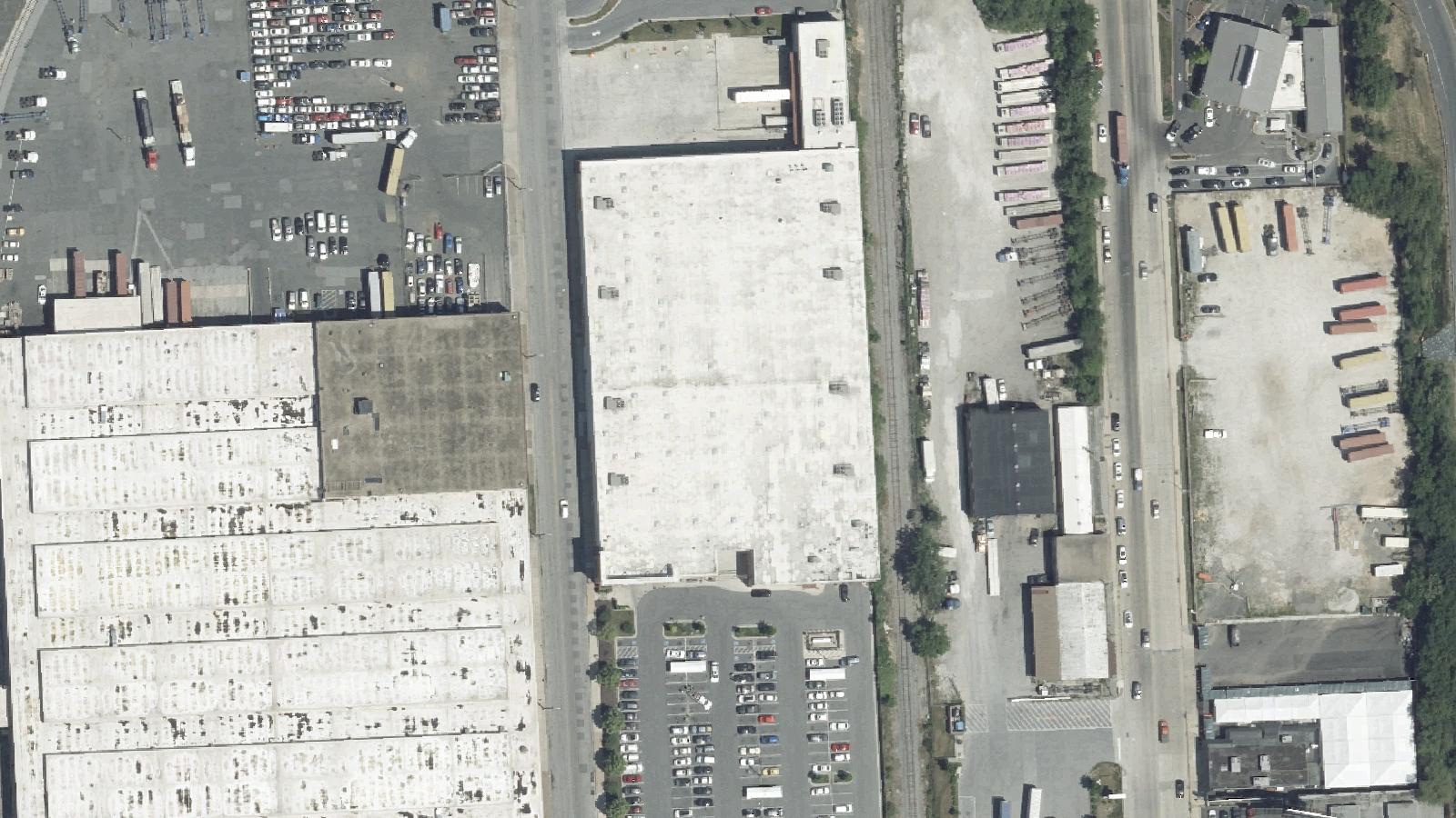 Aerial survey view of BJ's Wholesale Club