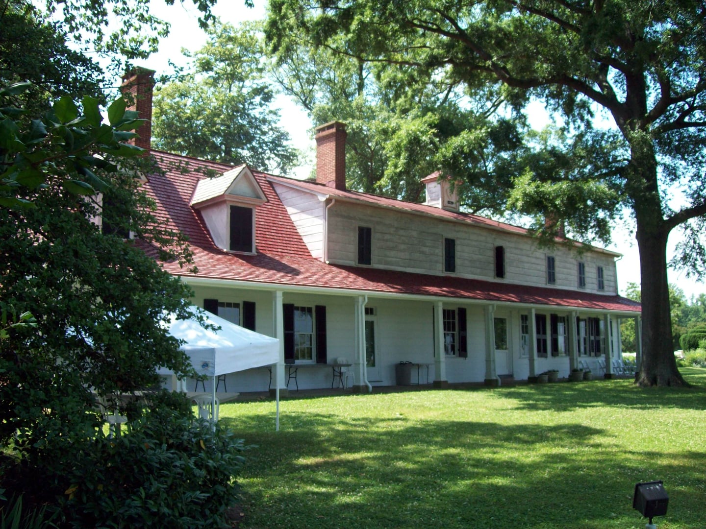 1703 Sotterley Plantation Manor House overlooking the Patuxent River in Hollywood, Maryland