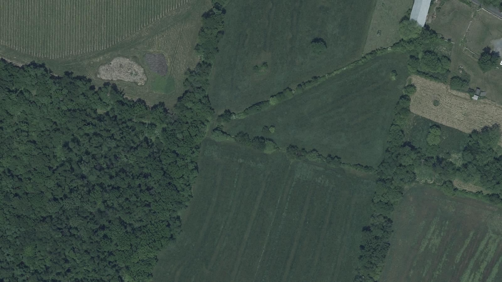 Aerial survey view of Spook Hill