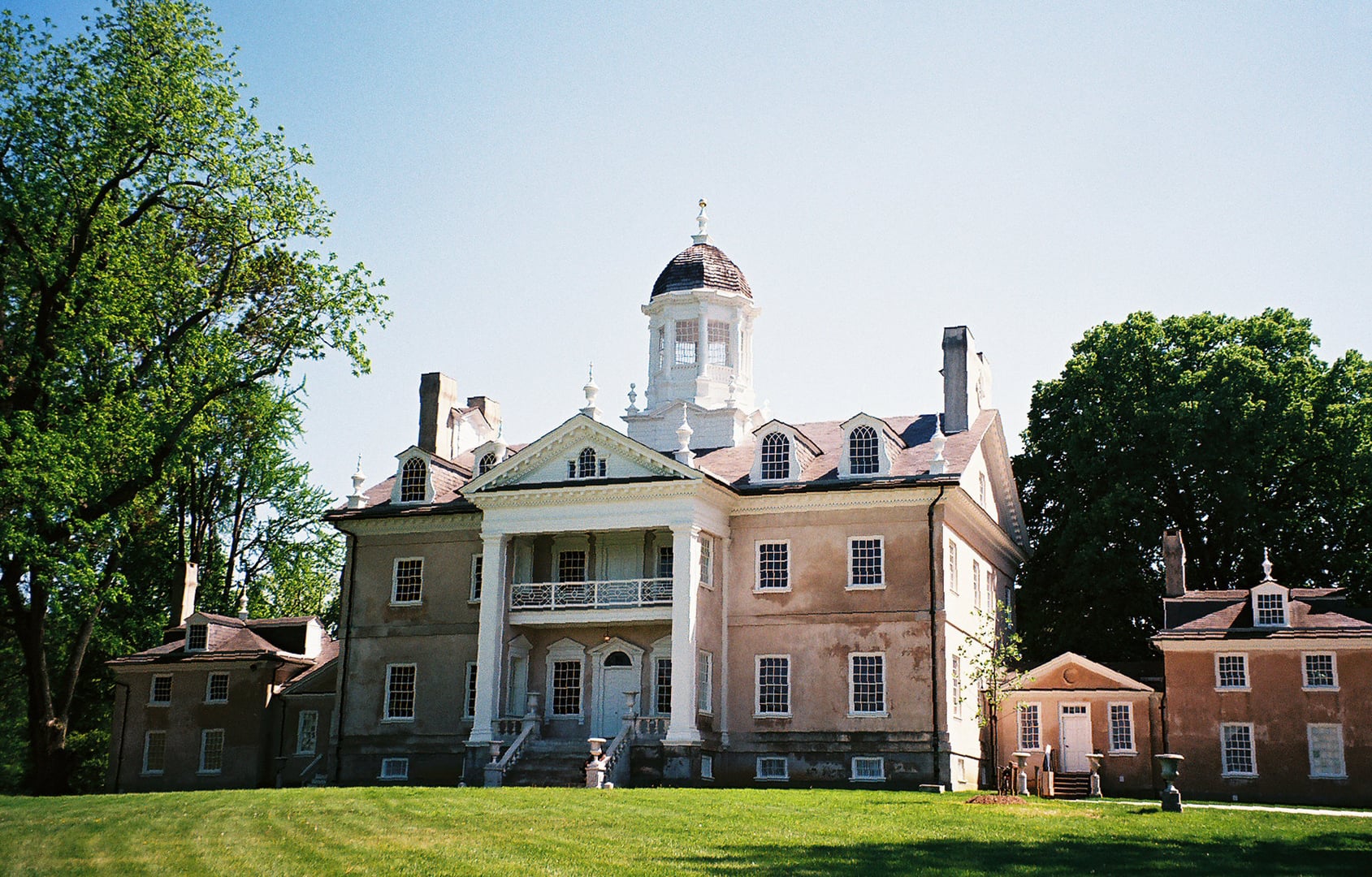 Hampton Mansion in Towson Maryland, historic Georgian estate house at Hampton National Historic Site