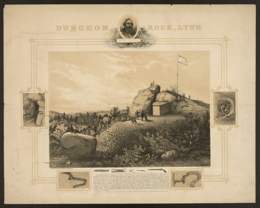 Title: Dungeon Rock, Lynn
Physical description: 1 print.

Notes: This record contains unverified data from PGA shelflist card.; Associated name on shelflist card: Mallory, Charles A.