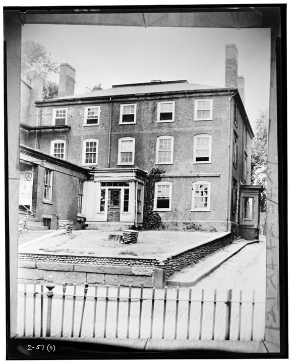 Federal-style 1784 Joshua Ward House on Washington Street, Salem, Massachusetts