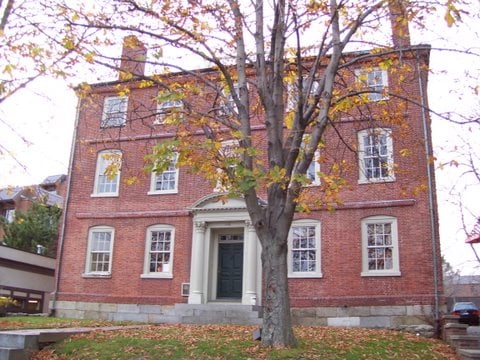 Federal-style 1784 Joshua Ward House on Washington Street, Salem, Massachusetts