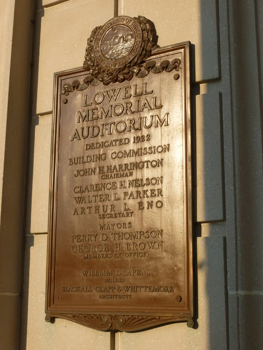 Photo of Lowell Memorial Auditorium