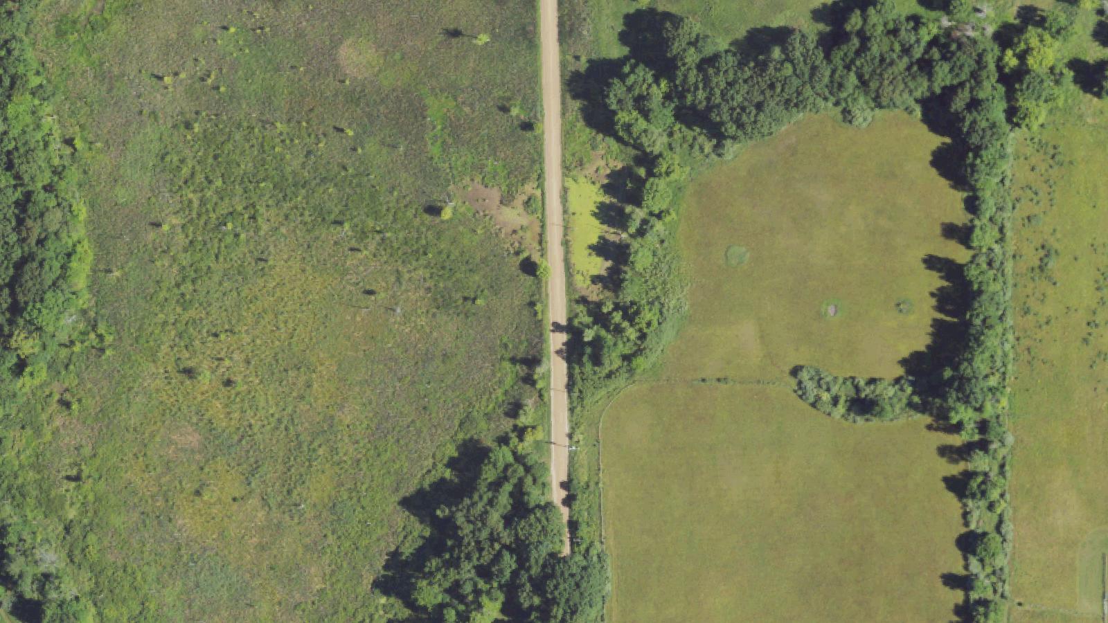Aerial survey view of Blood Road
