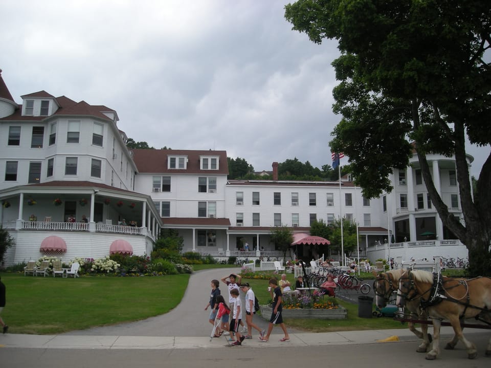Island House on Mackinac Island, Michigan (United States).
