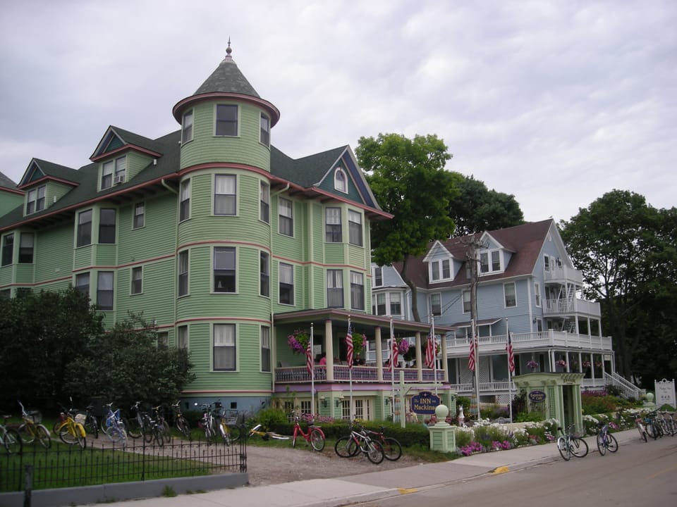 Hotels on Mackinac Island, Michigan (United States).