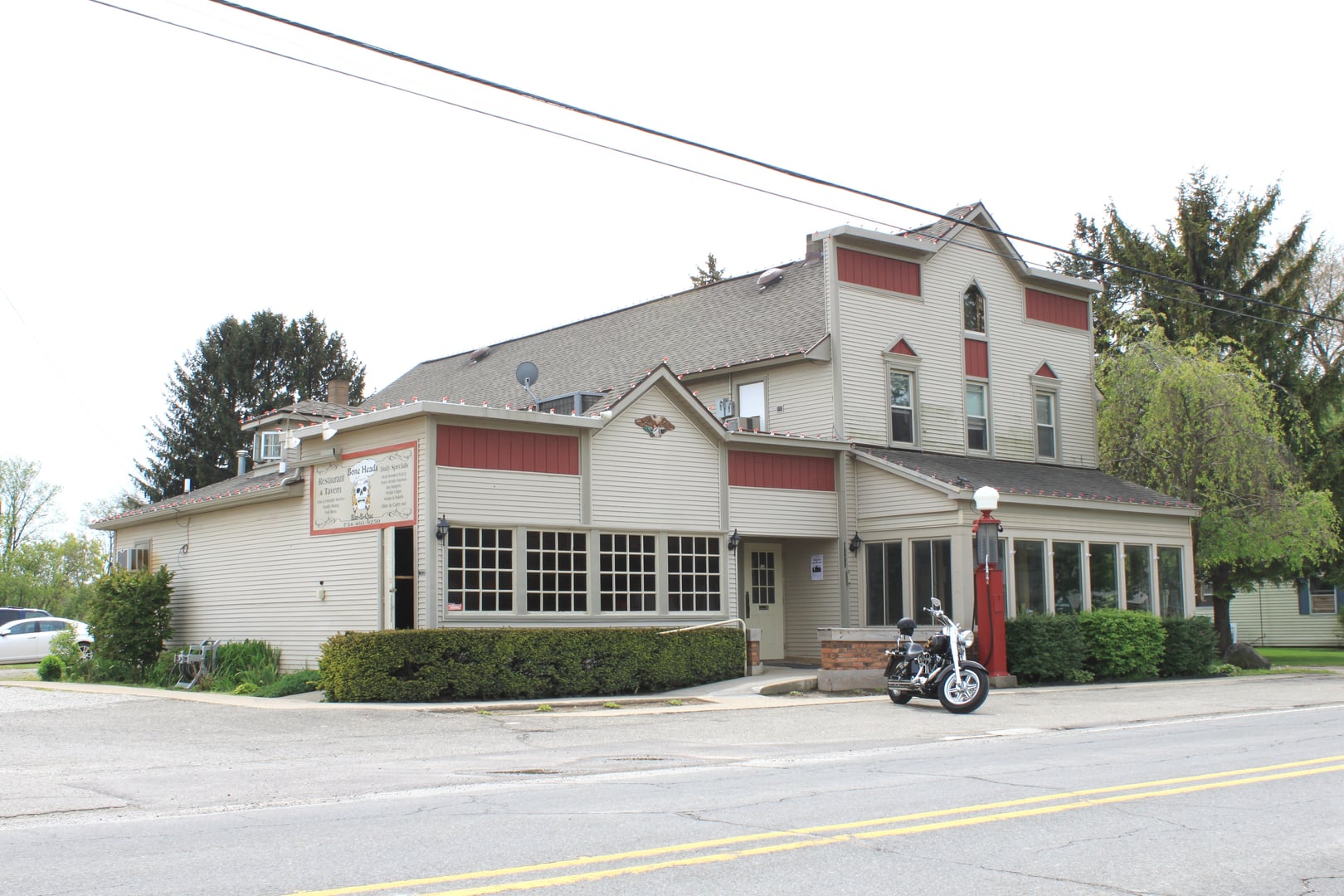 Bone Heads Restaurant & Tavern, an 1865 building at 10256 Willis Road in Willis, Michigan