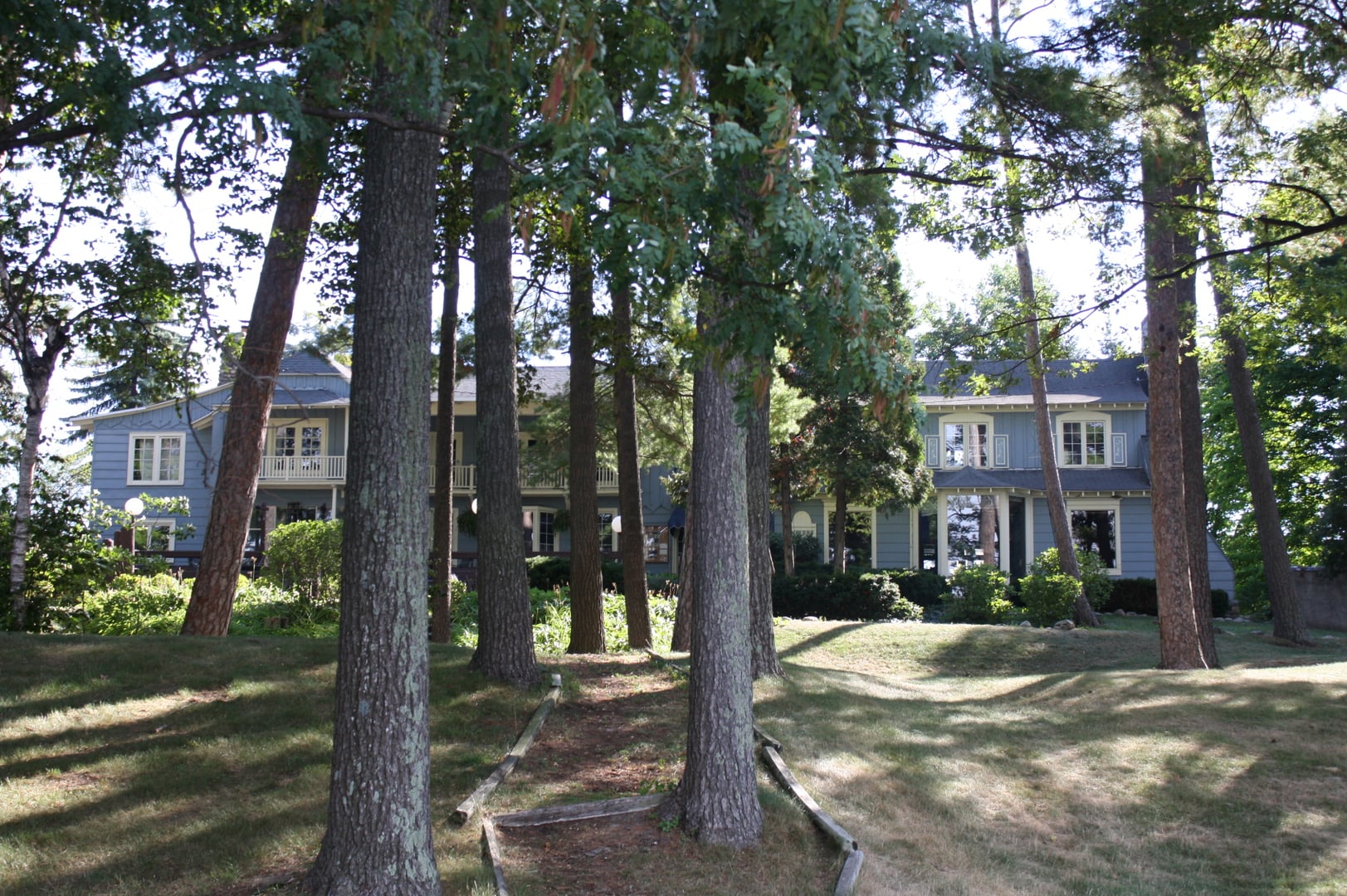 Stickney Summer House, the historic Bowers Harbor Inn on Old Mission Peninsula in Grand Traverse County, Michigan.
