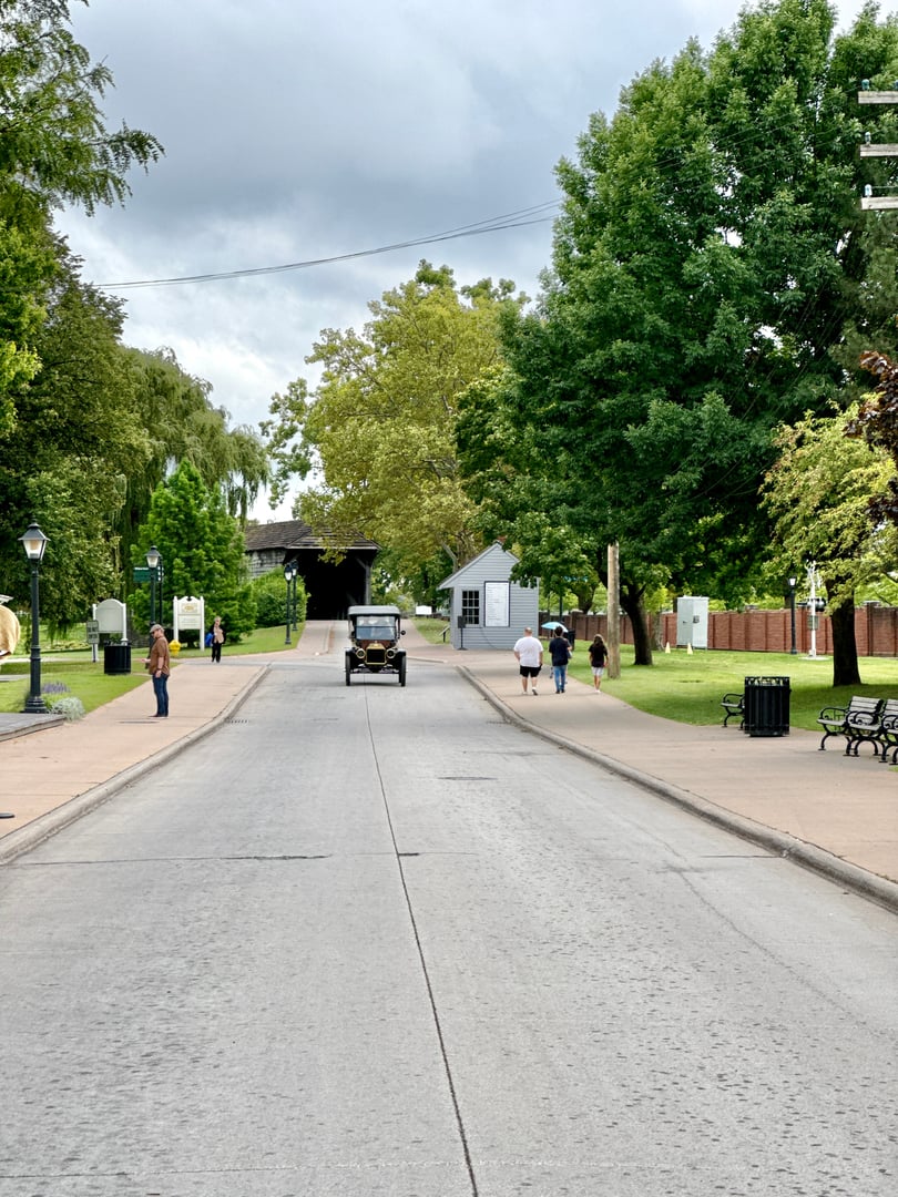 Christie Street within Greenfield Village, Henry Ford's outdoor living-history museum in Dearborn, Michigan