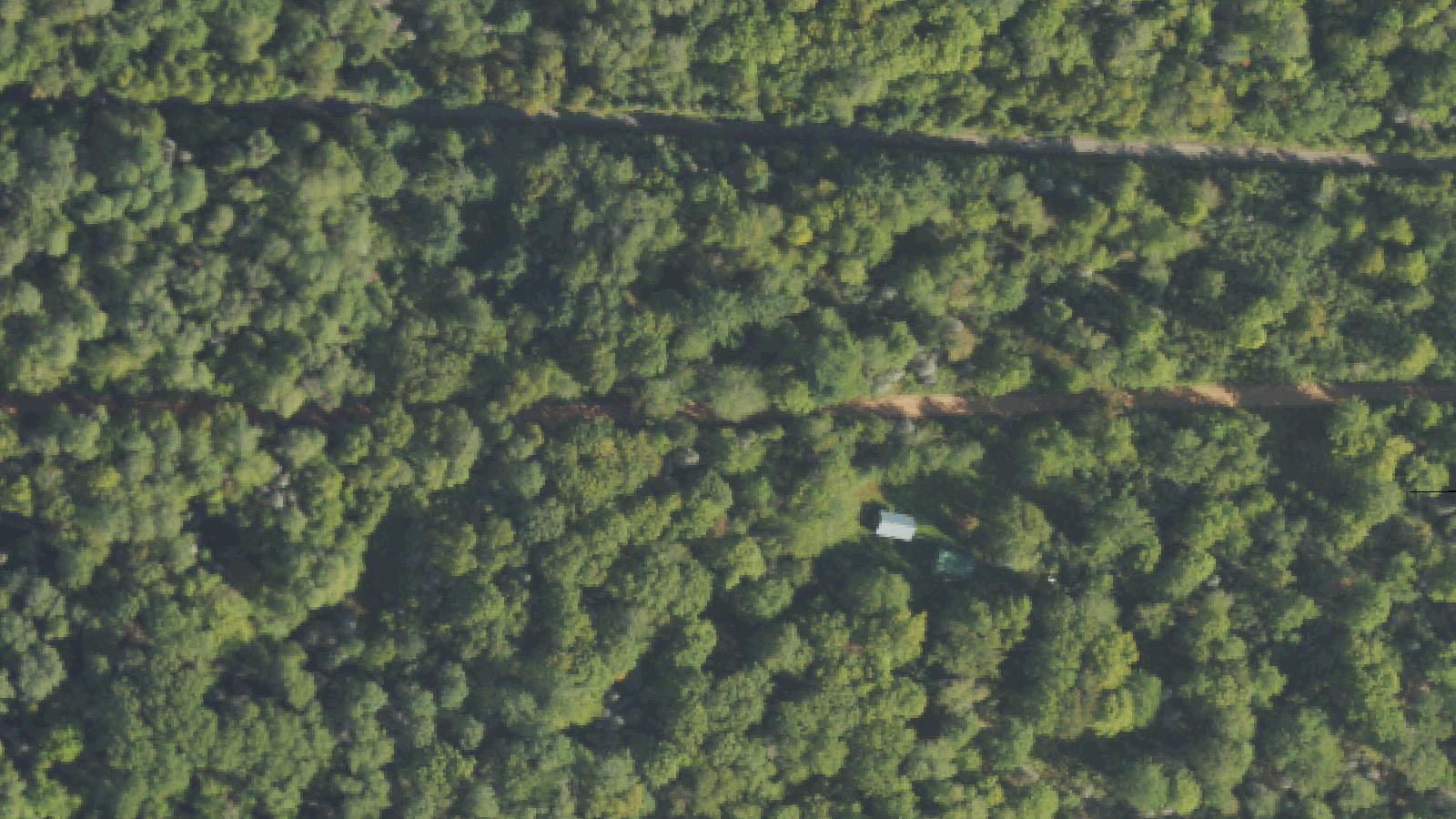 Aerial survey view of Kitchie Cemetery