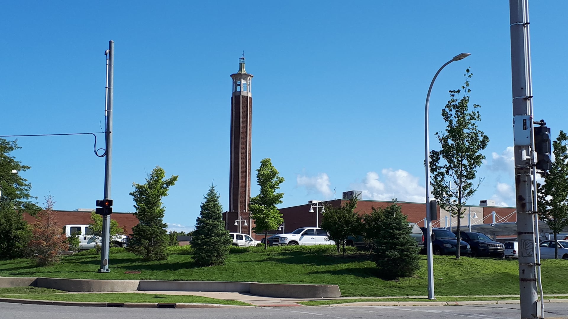 McMorran Place Tower at McMorran Place Theater entertainment complex in Port Huron, Michigan