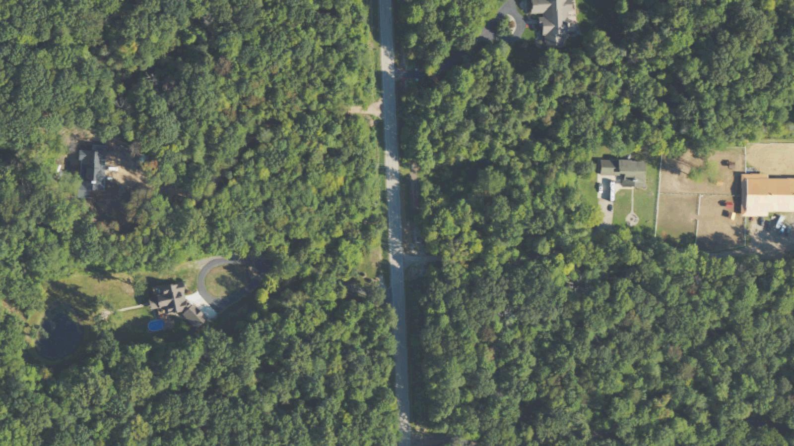 Aerial survey view of Morrow Road